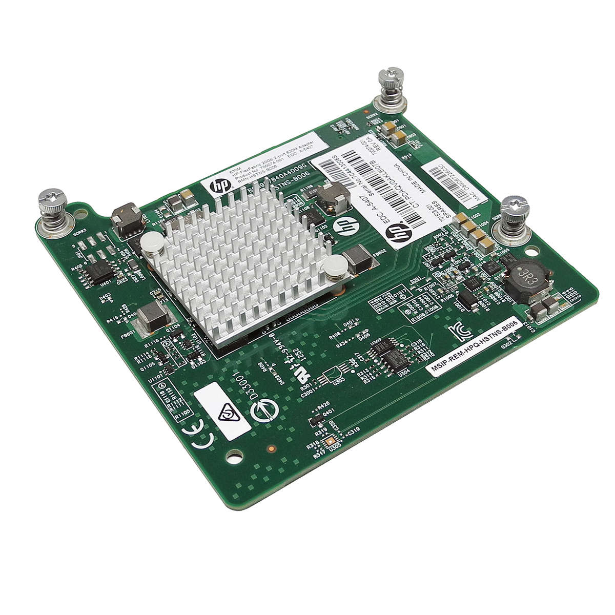 HP-FlexFabric-630M-2-Port-20GbE-Mezzanine-Card-700-004.jpg HP FlexFabric 630M 2-Port 20GbE Mezzanine Card 700074-001 701528-001 + Halterung