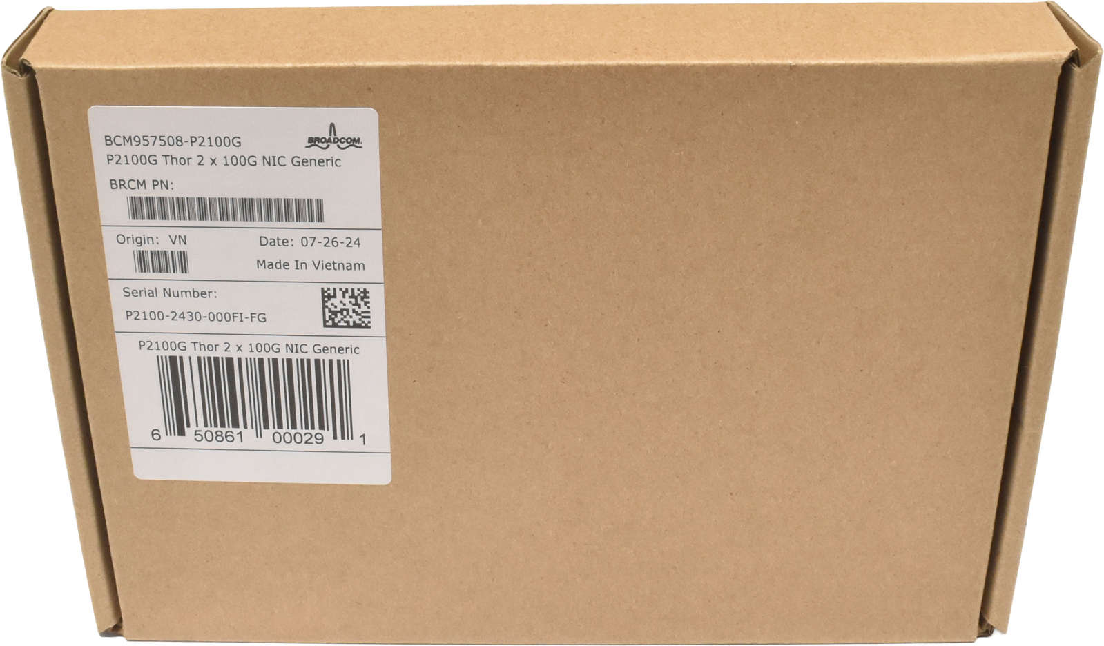 Broadcom-NetXtreme-BCM957508-P2100G-Dual-Port-100G-007.jpg Broadcom NetXtreme BCM957508-P2100G Dual-Port 100G QSFP56 Netzwerkkarte PCIe 4.0 x16 LP/FP NEU / NEW