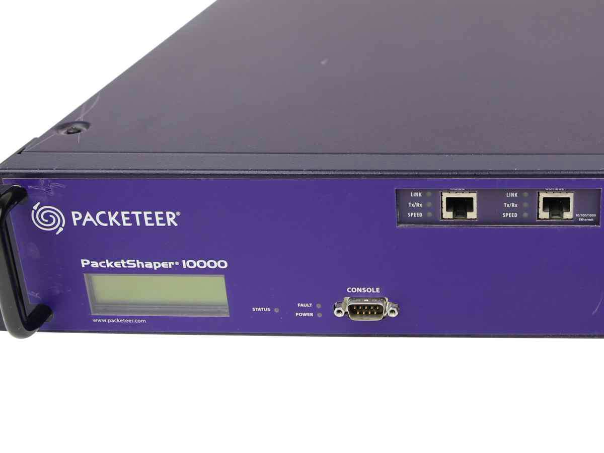 Blue-Coat-Packeteer-PacketShaper-10000-PS10000G-L2-002.jpg Blue Coat Packeteer PacketShaper 10000 PS10000G-L200M-2000 2x PSU no HDD