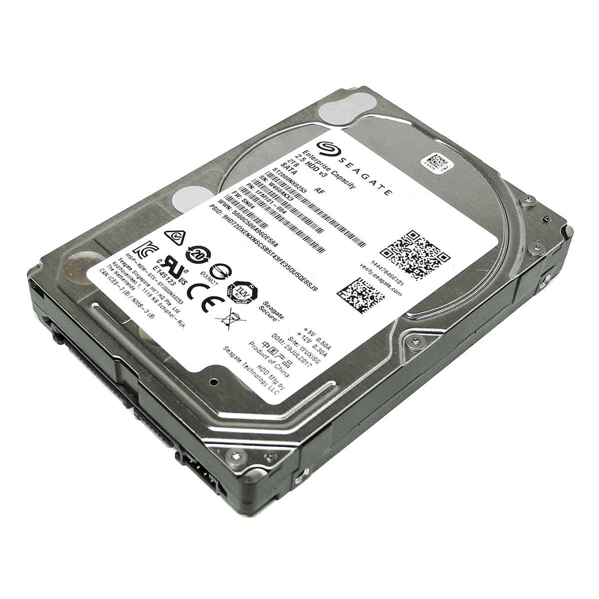 Seagate Enterprise 2TB 2.5" 7,2K SATA 6Gb/s HDD Festplatte ST2000NX0243 4Kn Seagate Enterprise 2TB 2.5" 7,2K SATA 6Gb/s HDD Festplatte ST2000NX0253