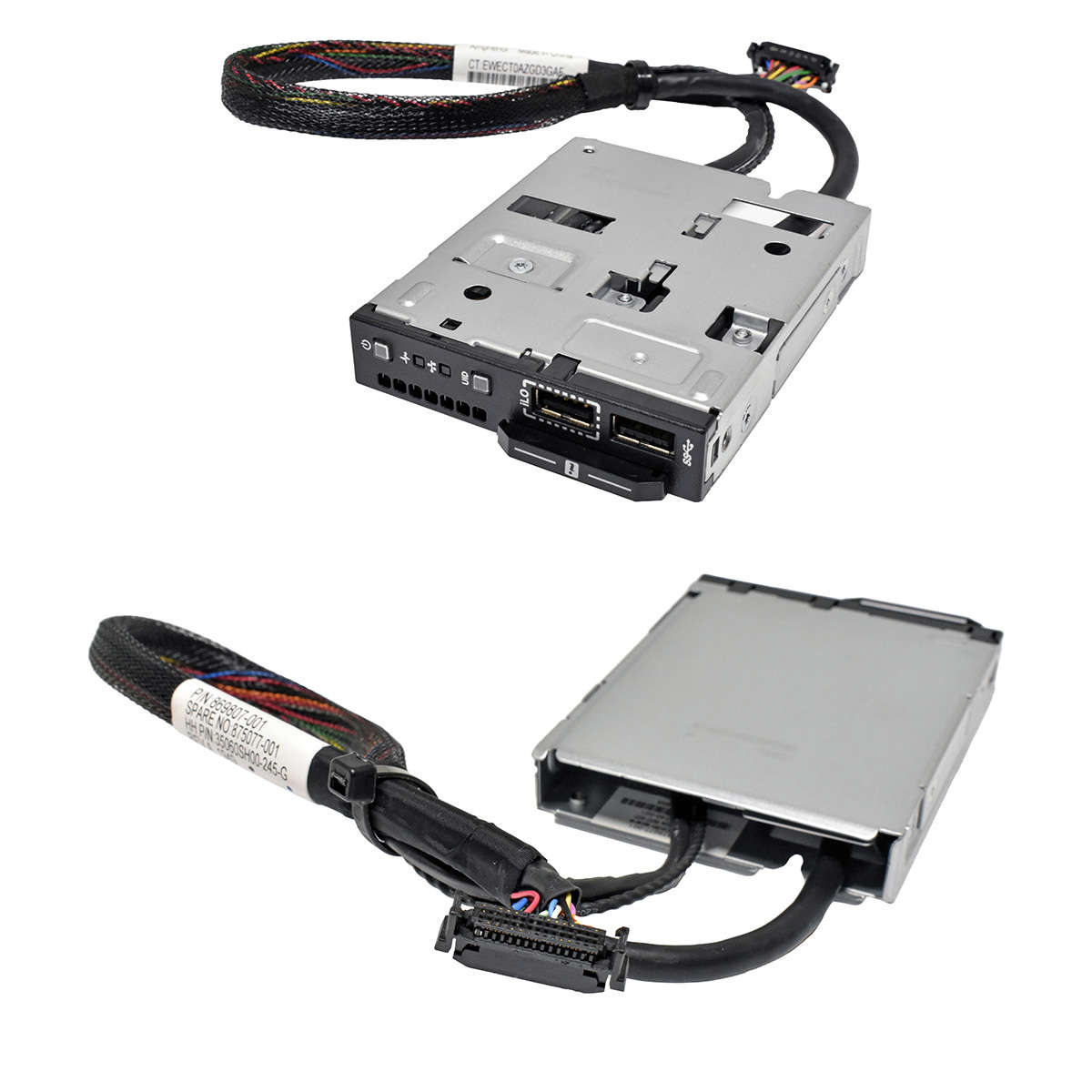 HP-ProLiant-DL380-G10-Front-Control-Panel-1x-USB-3-004.jpg HP ProLiant DL380 G10 Front Control Panel 1x USB 3.0 1x ILO USB + Cable 867140-001 875077-001
