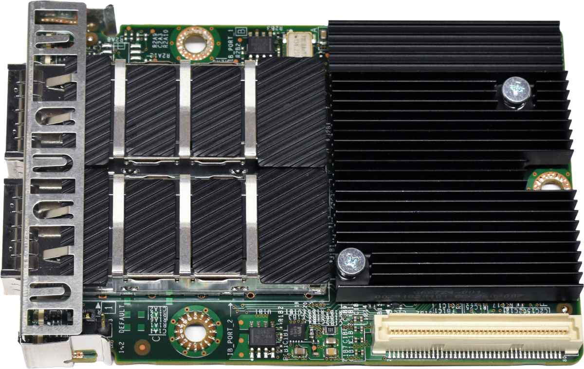 Intel D3A 3BS6GIB0050 G52882-351 Mezzanine Card Dual-Port 10GE QSFP