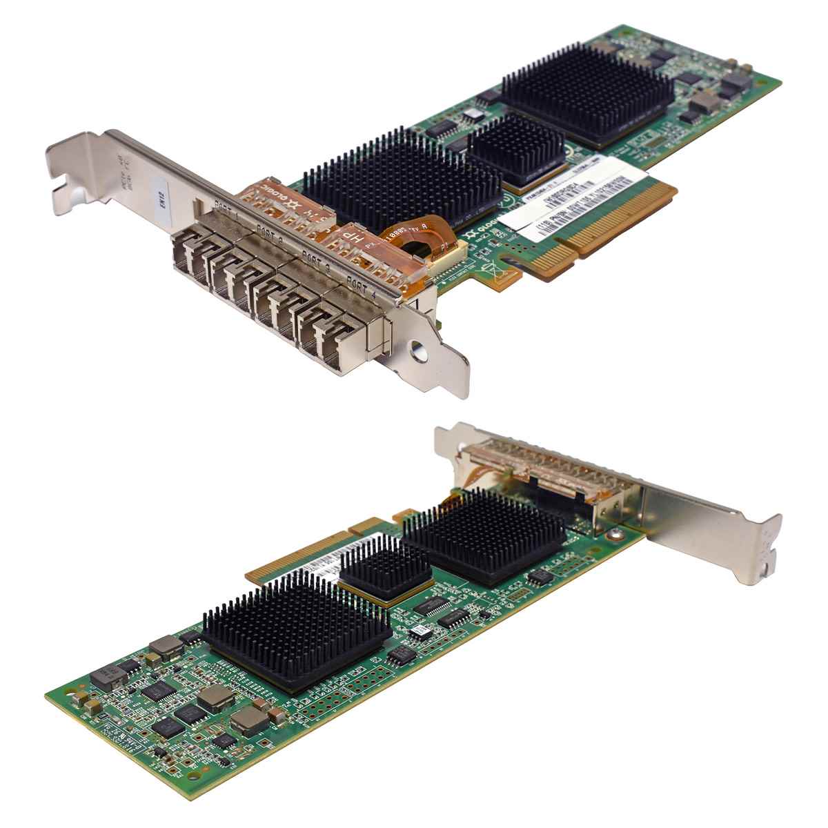 IBM QLogic 00WT106 QLE2564L-IBMP 4-Port 8G LWL PCIe x8 FC Server Adapter FP