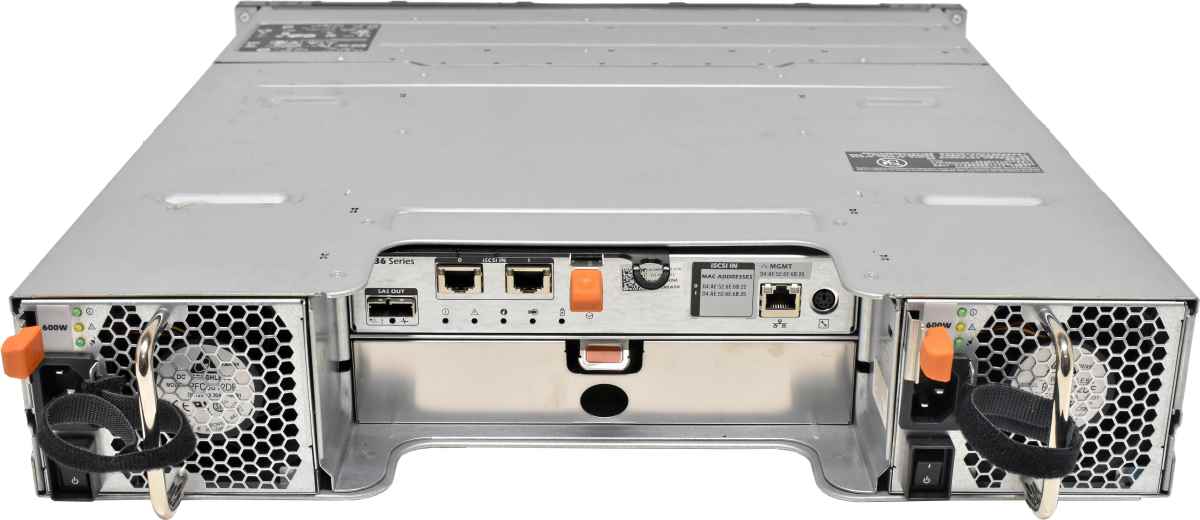 Dell PowerVault MD3620i 1xController ISCSI M6WPW 2x PSU 24 Bay 2,5