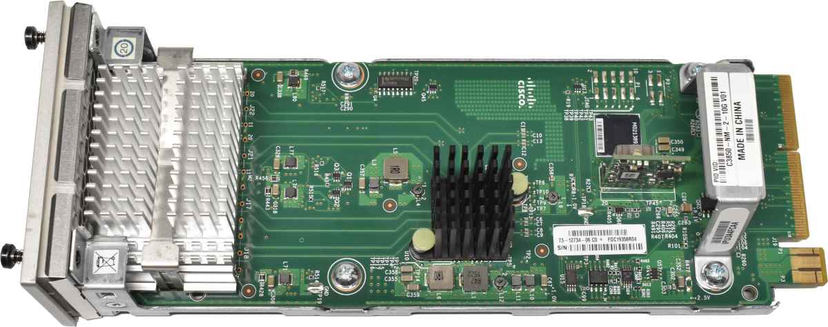 Cisco C3850-NM-2-10G 4-Port 2xSFP+ or 4x SFP Network Module Cisco C3850-NM-2-10G 4-Port 2xSFP+ or 4x SFP Network Module