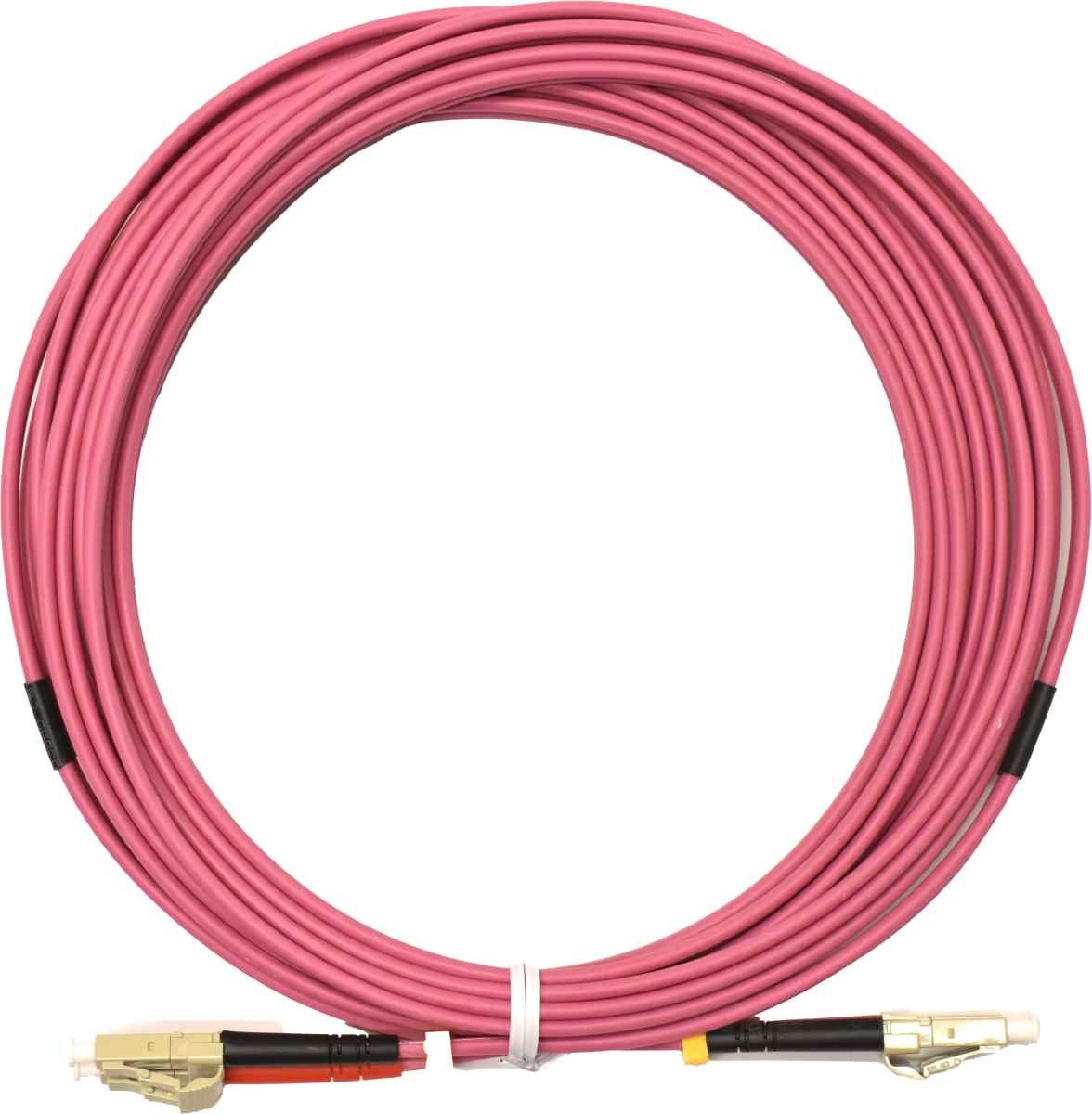 Corning OM4 Duplex FIBER Patch Cord Pink LSZH LC/LC-5m NEU 10x Corning OM4 Duplex FIBER Patch Cord Pink LSZH LC/LC-5m NEU