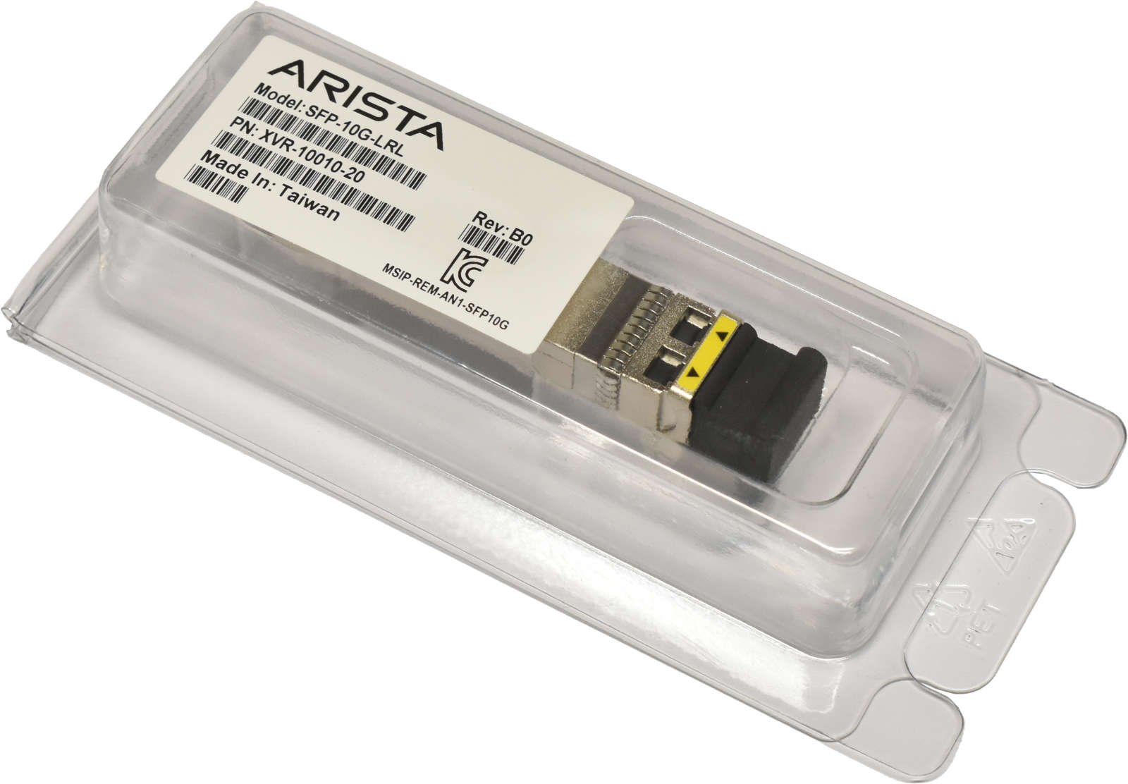 Arista-Original-GBIC-SFP-10G-LRL-10Gbps-SFP-1310nm-002.jpg Arista Original GBIC SFP-10G-LRL 10Gbps SFP+ 1310nm 1km XVR-10010-20 Rev: B0 Neu