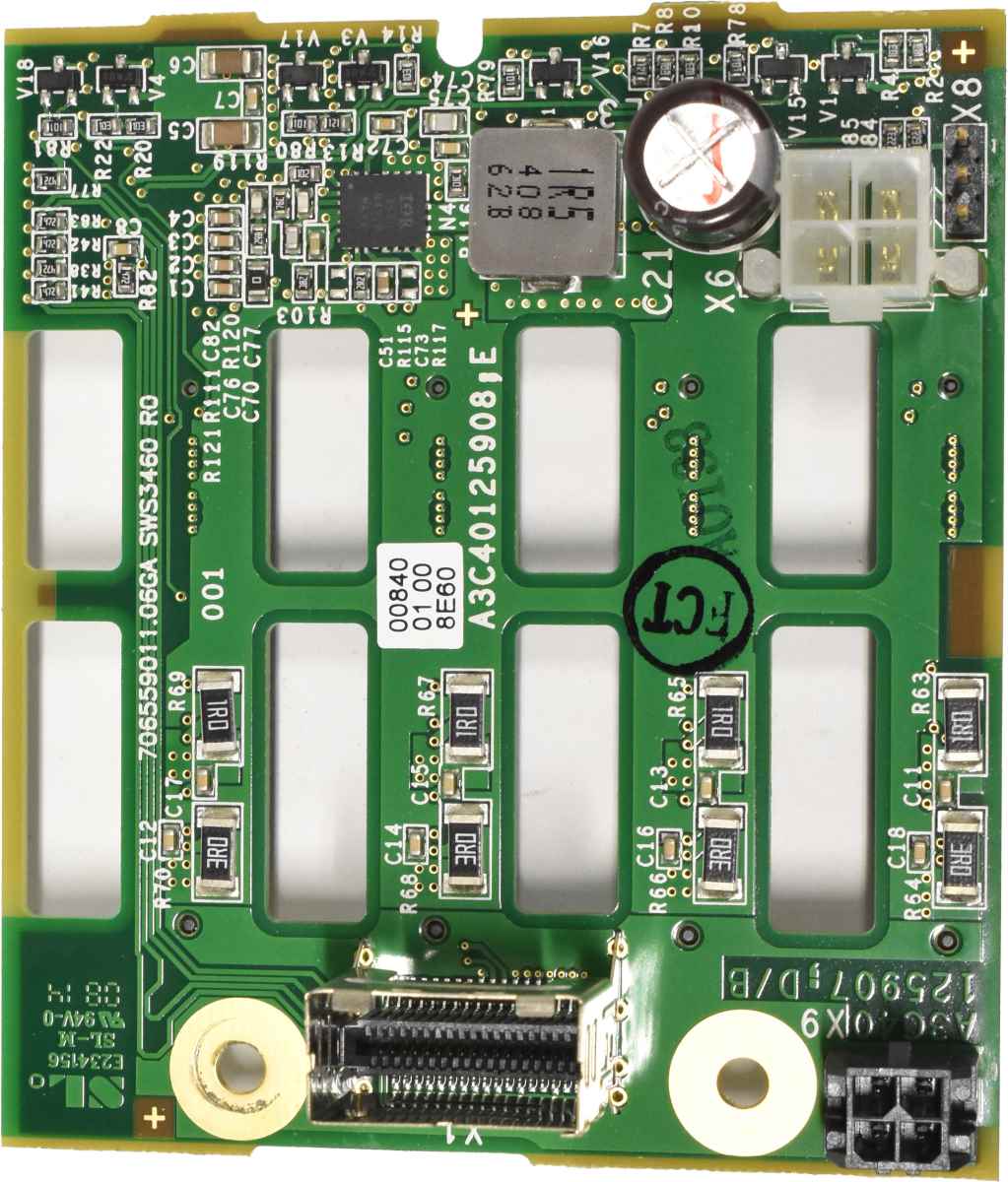 Fujitsu A3C40125908 4 x2.5" SAS Backplane Primergy RX 3000 S7 S8