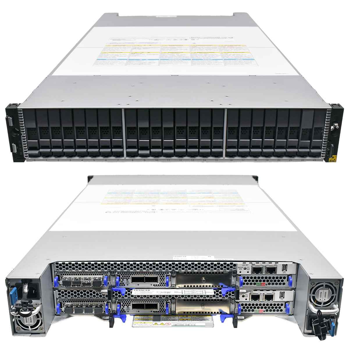 Hitachi Storage E590 4x Bronze 3204 CPU 768GB RAM PC4 24x SFF 2,5 2x I/O 3293417-A 2x 3293225-A 2x 3293221-A