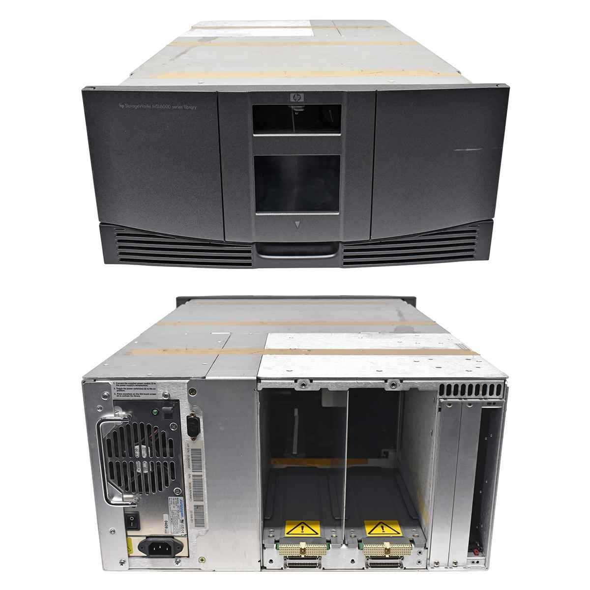 HP StorageWorks MSL6030 Tape Library + Rack Rail Kit + PSU no Tape Drives no Controller HP StorageWorks MSL6030 Tape Library + Rack Rail Kit + PSU no Tape Drives no Controller