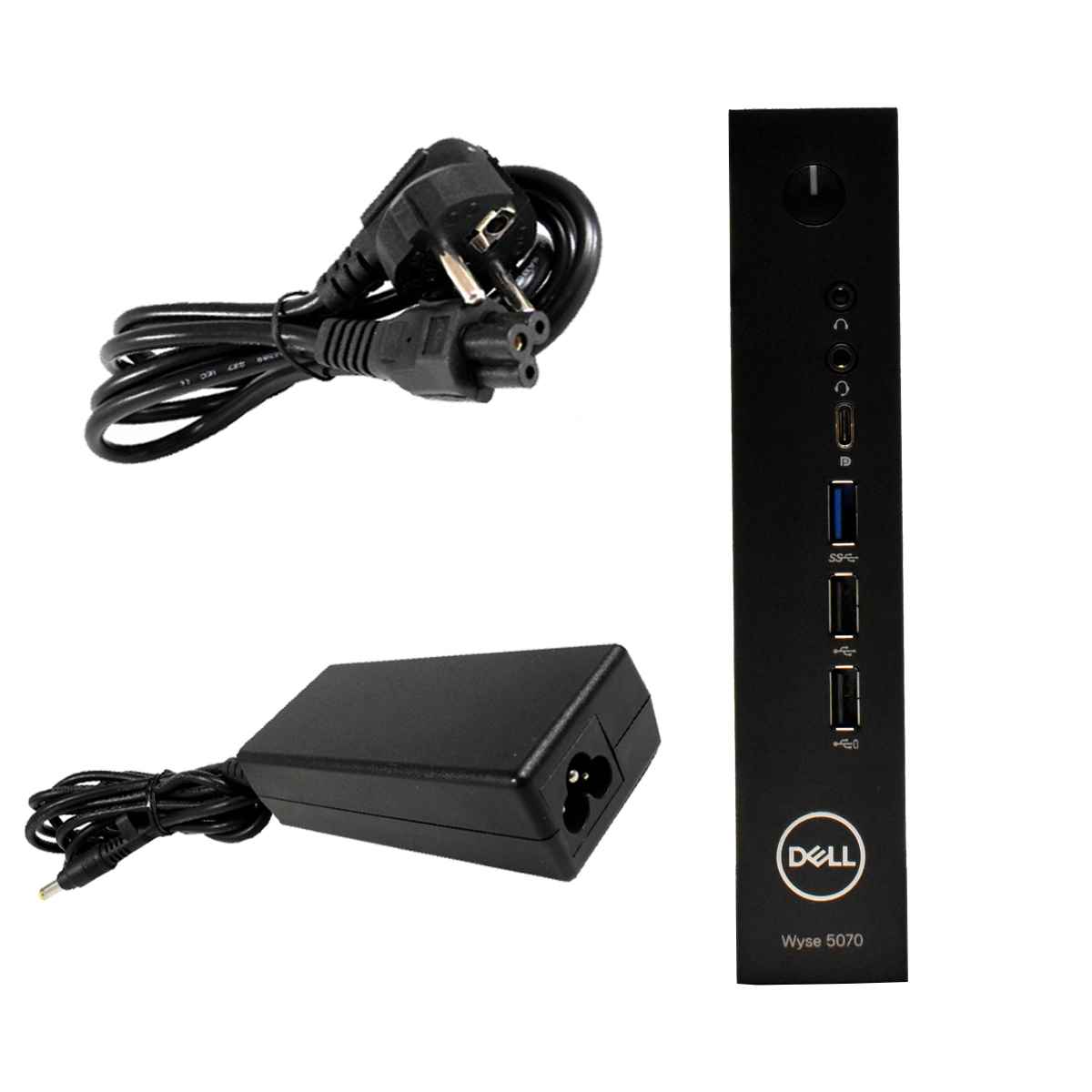 Dell Wyse 5070 Thin Client Intel J4105 1.5GHz 8GB PC4 64GB SSD eMMC WiFi USB 3.0 2xAnt mit Nezteil