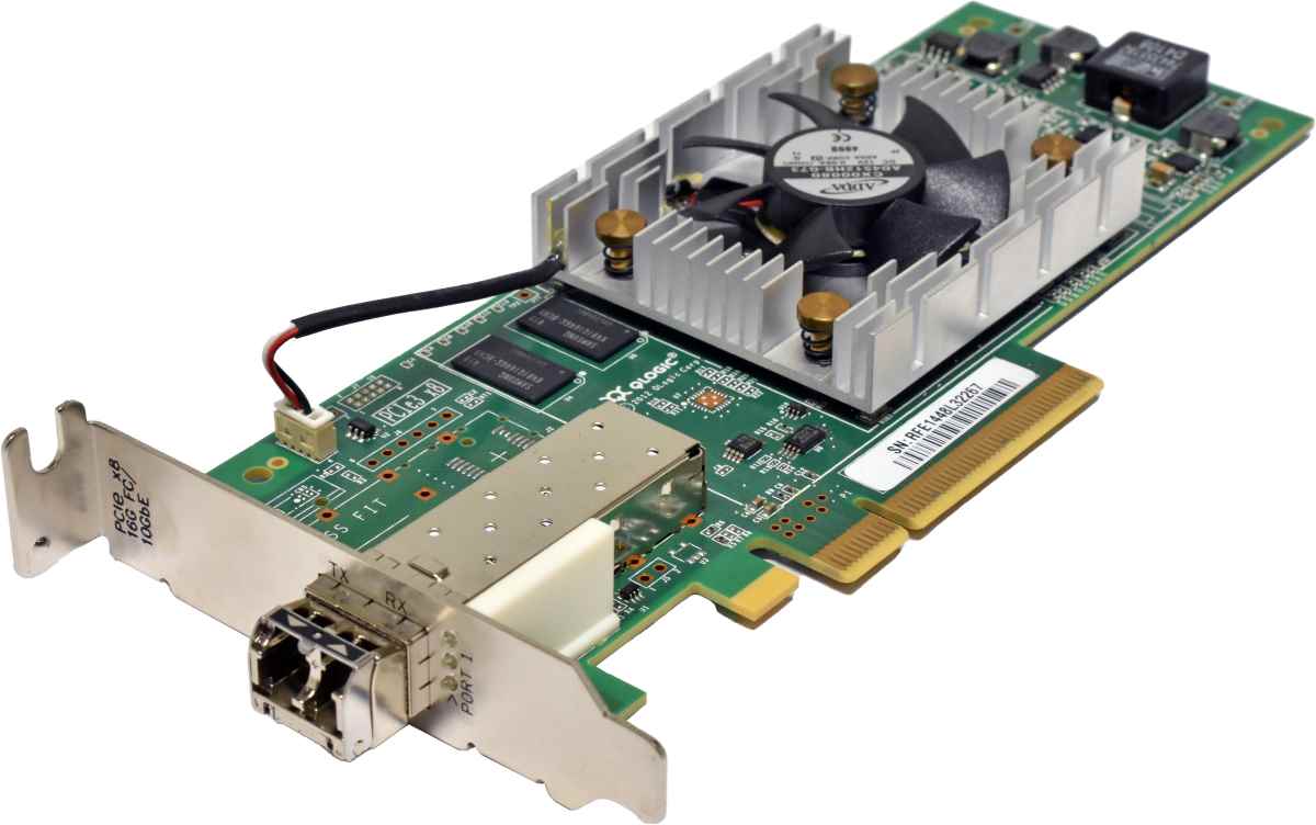 Fujitsu Qlogic QLE2670-F Netzwerk Karte 1x 16Gbps FC Port PCIe HD8310405-57 LP