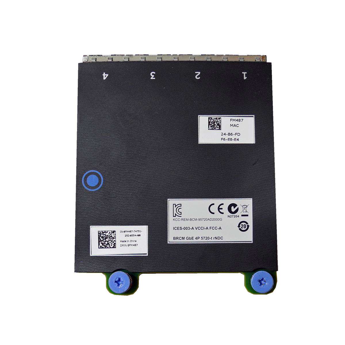 DELL-BroadCom-5720-t-rNDC-4-Port-Gigabit-Ethernet-003.jpg DELL BroadCom 5720-t rNDC 4-Port Gigabit Ethernet Network Daughter Card 0FM487