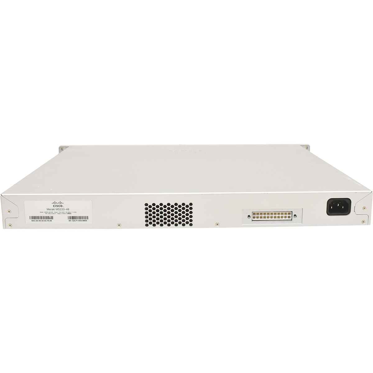 Cisco Meraki MS220-48 48-Ports PoE RJ-45 GE 4-Ports SFP GE Cloud Managed Switch Cisco Meraki MS220-48 48-Ports PoE RJ-45 GE 4-Ports SFP GE Cloud Managed Switch