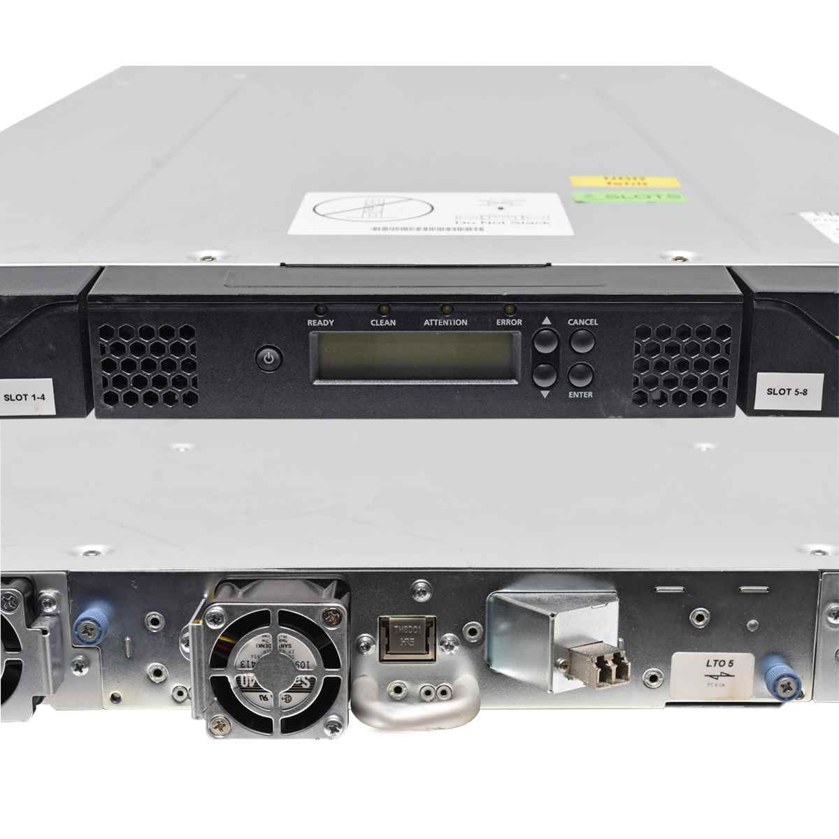 Fujitsu Eternus LT20 S2 355778473 8 Slots 1U 1HE Tape Library + LT S2 Drive LTO5 BRSL-0903-DC AQ293A#104