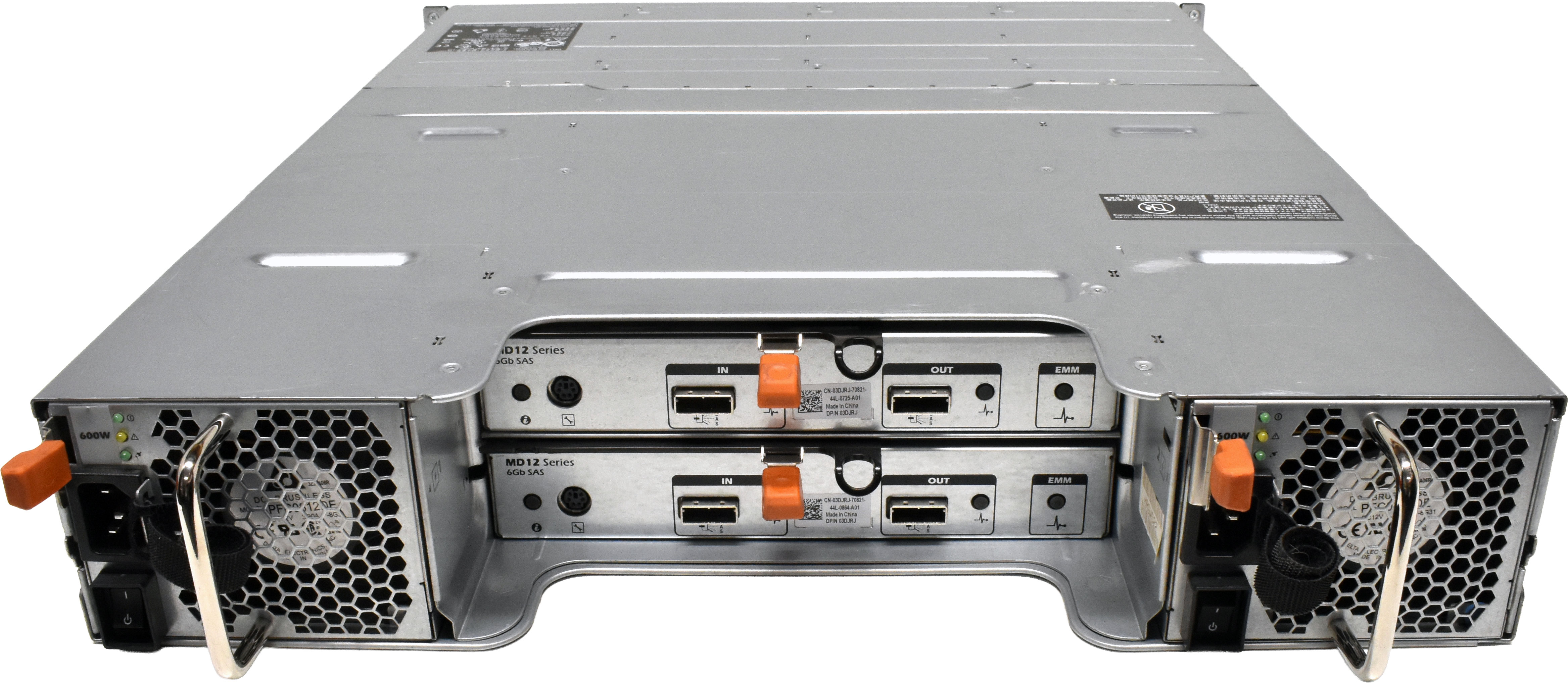 Dell PowerVault MD1200 2U 2x E01M001 6Gbps 2x 600W PS 31TB SAS 12xBay 3.5 LFF