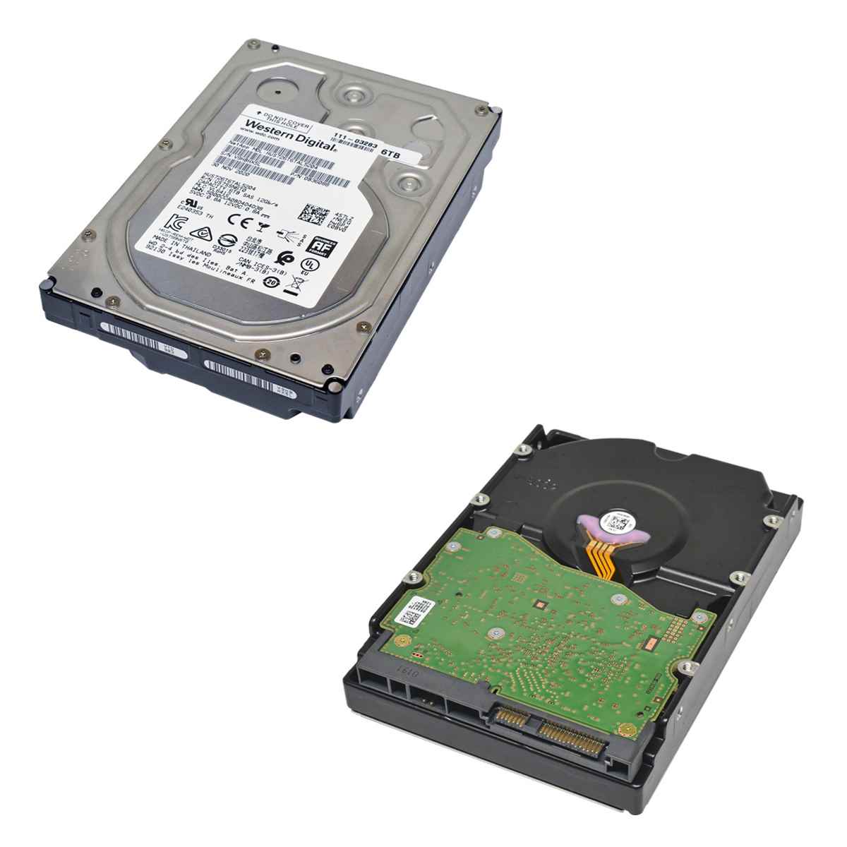 Western Digital 6TB 3,5 Zoll 7.2K 12G SAS HDD HUS726T6TAL5204 0B36088, 0B36047