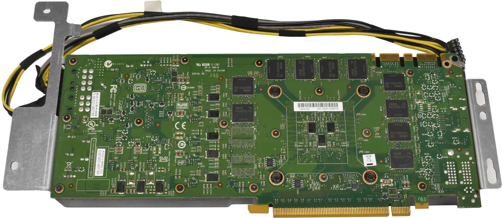 NVIDIA-TESLA-K20-699-22081-0208-200-D-GPU-Accelera-004.jpg NVIDIA TESLA K20 699-22081-0208-200 D GPU Accelerator GPU GK110 5GB GDDR5 PCIe 2.0 x16