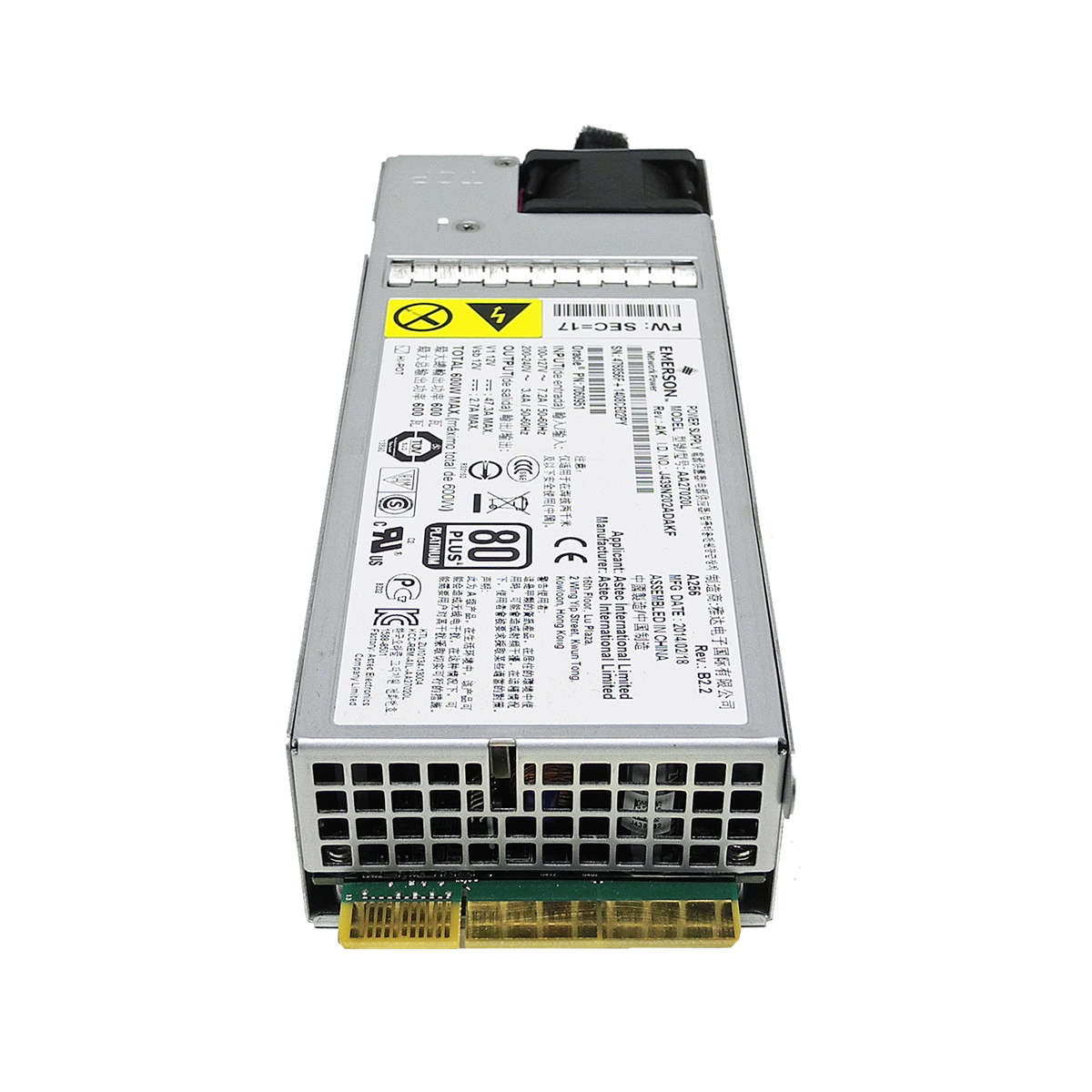 EMERSON-Oracle-AA27020L-A256-600W-Power-Supply-Net-004.jpg EMERSON Oracle AA27020L A256 600W Power Supply / Netzteil