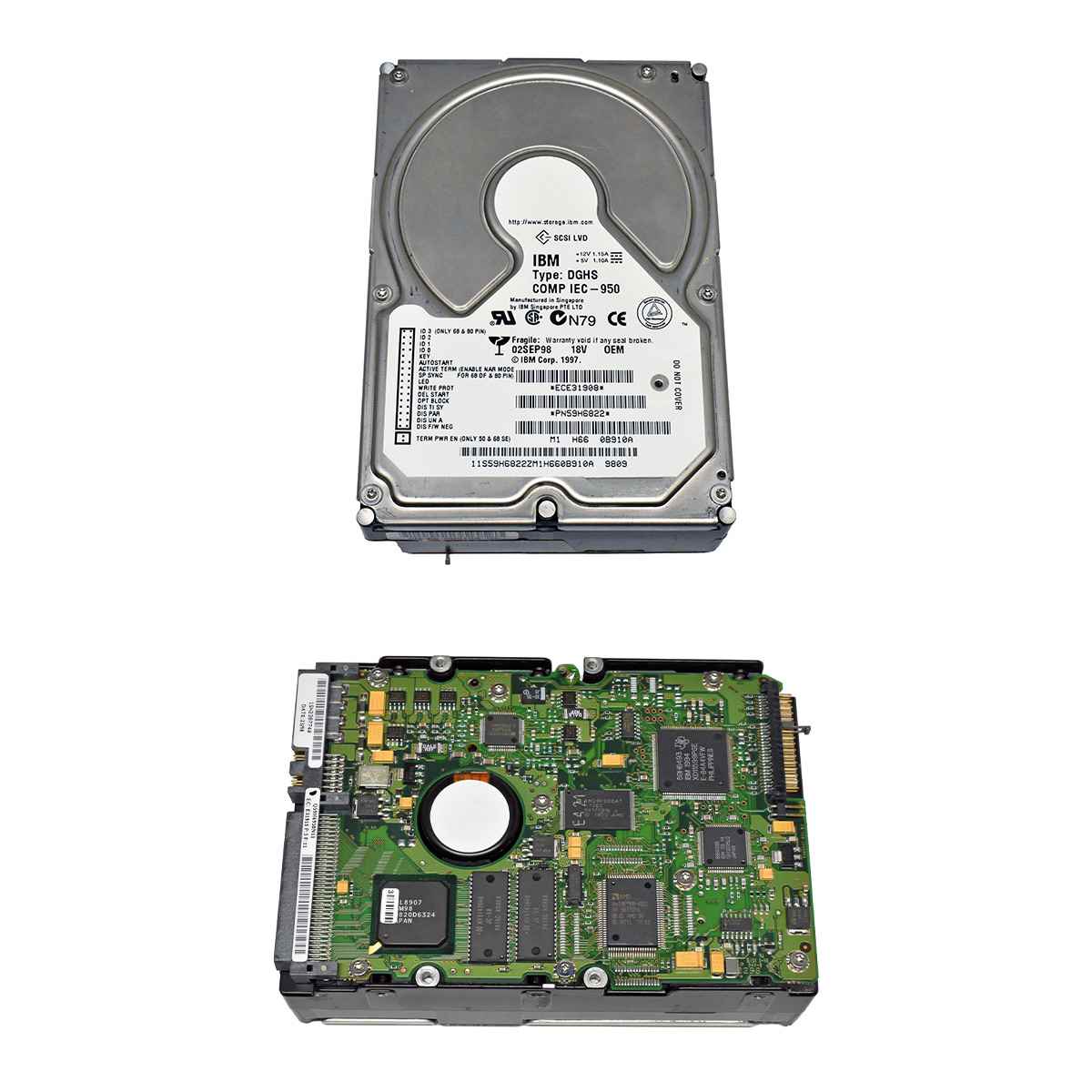 IBM DGHS 18GB 7.2K 3,5" 68Pin Ultra2 Wide SCSI HDD 59H6822 IBM DGHS 18GB 7.2K 3,5" 68Pin Ultra2 Wide SCSI HDD 59H6822