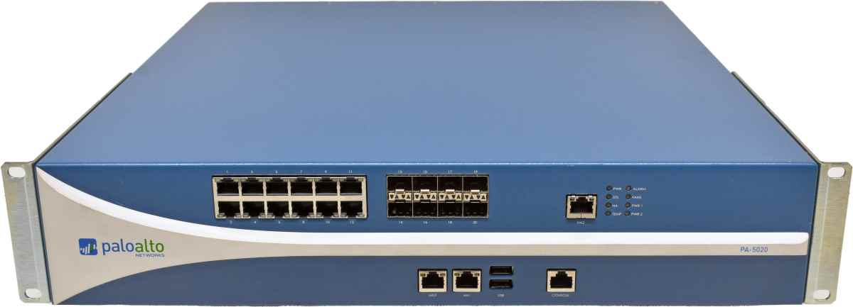 Palo Alto PA-5020 750-000025-00J 12-Port RJ-45 GE Firewall 8x 1G SFP +240GB SSD