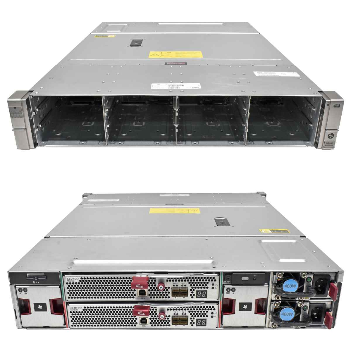 HP D3600 Storage Enclosure 2x JBOD 12G SAS Controller QW968-62001 12x LFF 2U 19" 12x3TB HDD 36TB HP D3600 Storage Enclosure 2x JBOD 12G SAS Controller QW968-62001 12x LFF 2U 19" 12x6TB HDD 72TB