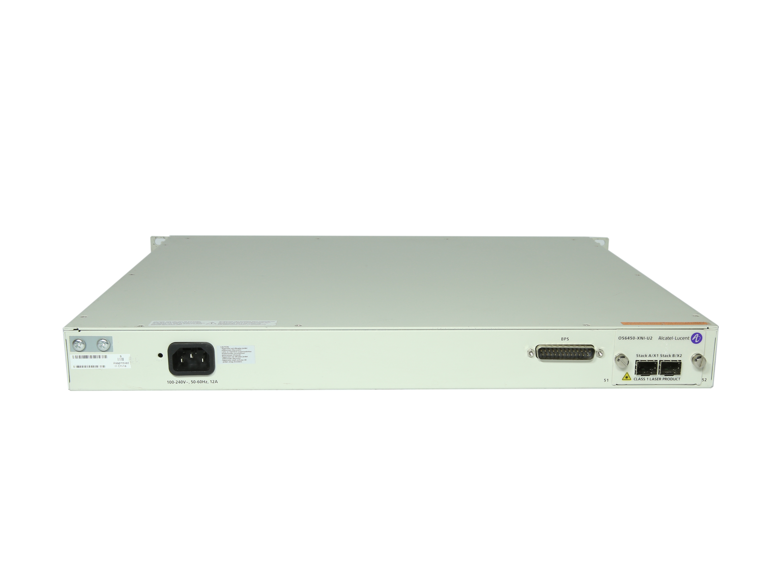 Alcatel-Lucent OS6450-P24 24-Port PoE RJ-45 GE Switch 2xSFP+ 10G Modul OS6450-XNI-U2 +Rack Ears Alcatel-Lucent OS6450-P24 24-Port PoE RJ-45 GE Switch 2xSFP+ 10G Modul OS6450-XNI-U2 +Rack Ears