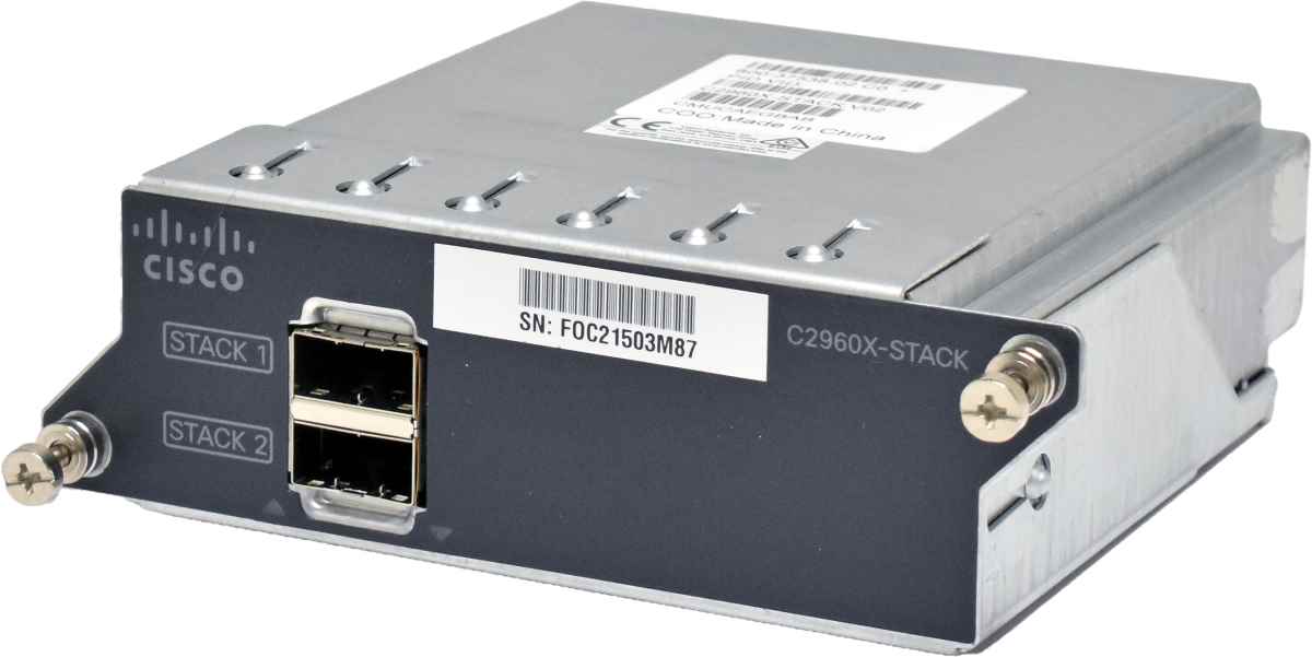 Cisco Catalyst 2960-X 800-37538-02 FlexStack Plus Stacking Module Cisco Catalyst 2960-X 800-37538-02 FlexStack Plus Stacking Module