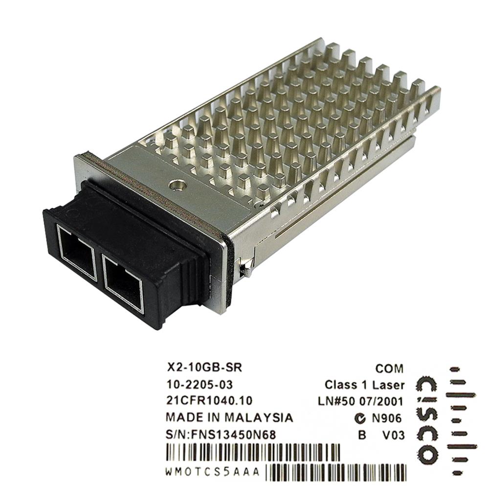 5 x Cisco X2-10GB-SR Original 10 Gigabit Ethernet Transceivers Module 10-2205-03 5 x Cisco X2-10GB-SR Original 10 Gigabit Ethernet Transceivers Module 10-2205-03