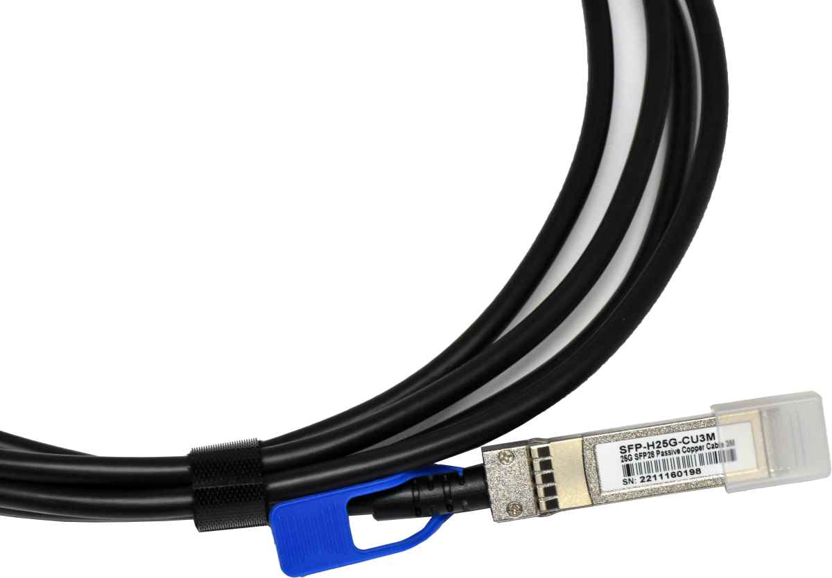 Cisco SFP-H25G-CU3M 3m 25G SFP28 - SFP28 Passive Copper Cable Cisco SFP-H25G-CU3M 3m 25G SFP28 - SFP28 Passive Copper Cable