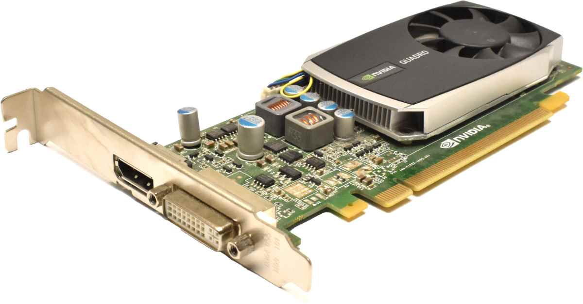 Dell Nvidia Quadro 600 Grafikkarte 1GB DDR3 PCIe 2.1 x16 0PWG0F FP