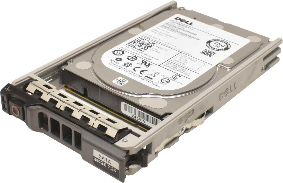 Dell 2.5" 250GB 7.2K 6G SATA HDD Festplatte ST9250610NS 0DNTWD + Rahmen