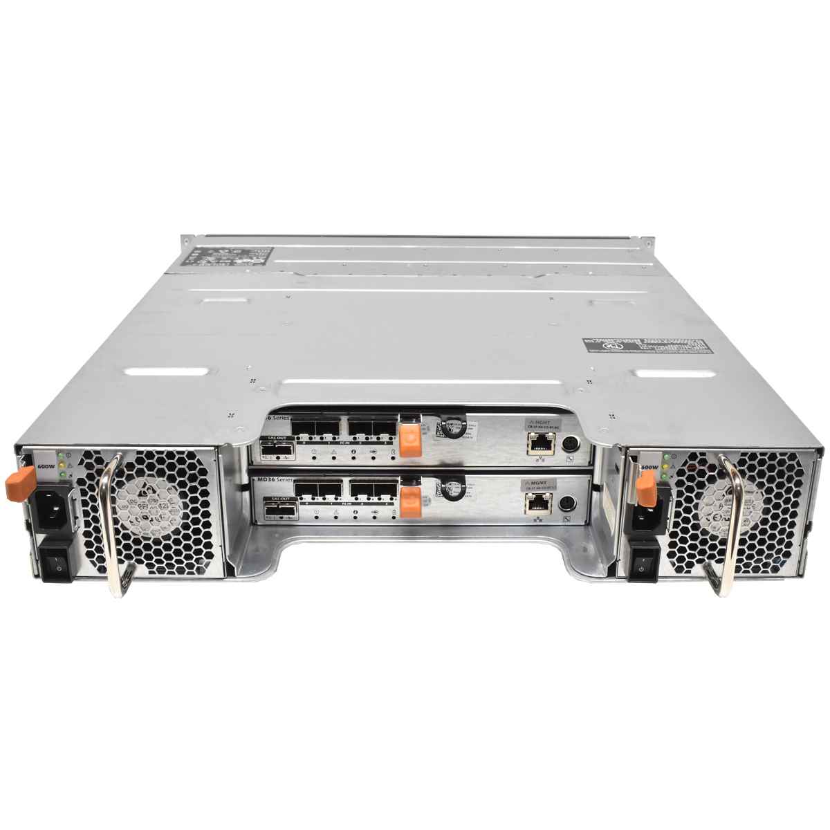 Dell PowerVault MD3620f 2U 2x E02M004 8G Fibre Controller CG87V 24x SFF 2,5 2x 600W PSU 8x Gbic 06W2YH Dell PowerVault MD3620f 2U 2x E02M004 8G Fibre Controller CG87V 24x SFF 2,5 2x 600W PSU 8x Gbic 06W2YH