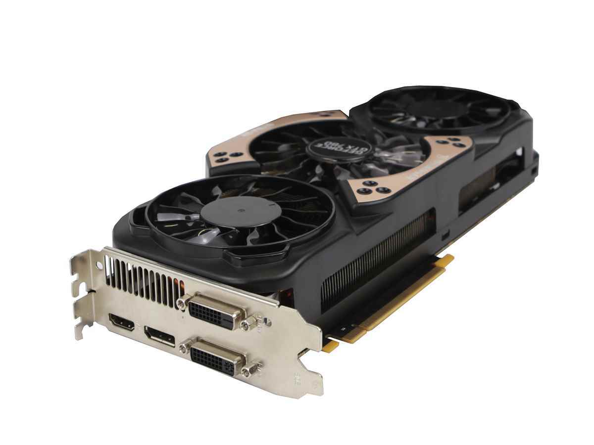 Palit NVidia GeForce GTX 780 Super JetStream Graphics Card NE5X780T10FB-1100J 3GB GDDR5 PCIe 3.0 x16 Palit NVidia GeForce GTX 780 Super JetStream Graphics Card NE5X780T10FB-1100J 3GB GDDR5 PCIe 3.0 x16