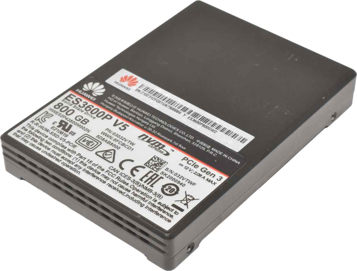 Huawei ES3600P V5 800GB 2.5" NVMe / PCle SSD 03032VTW