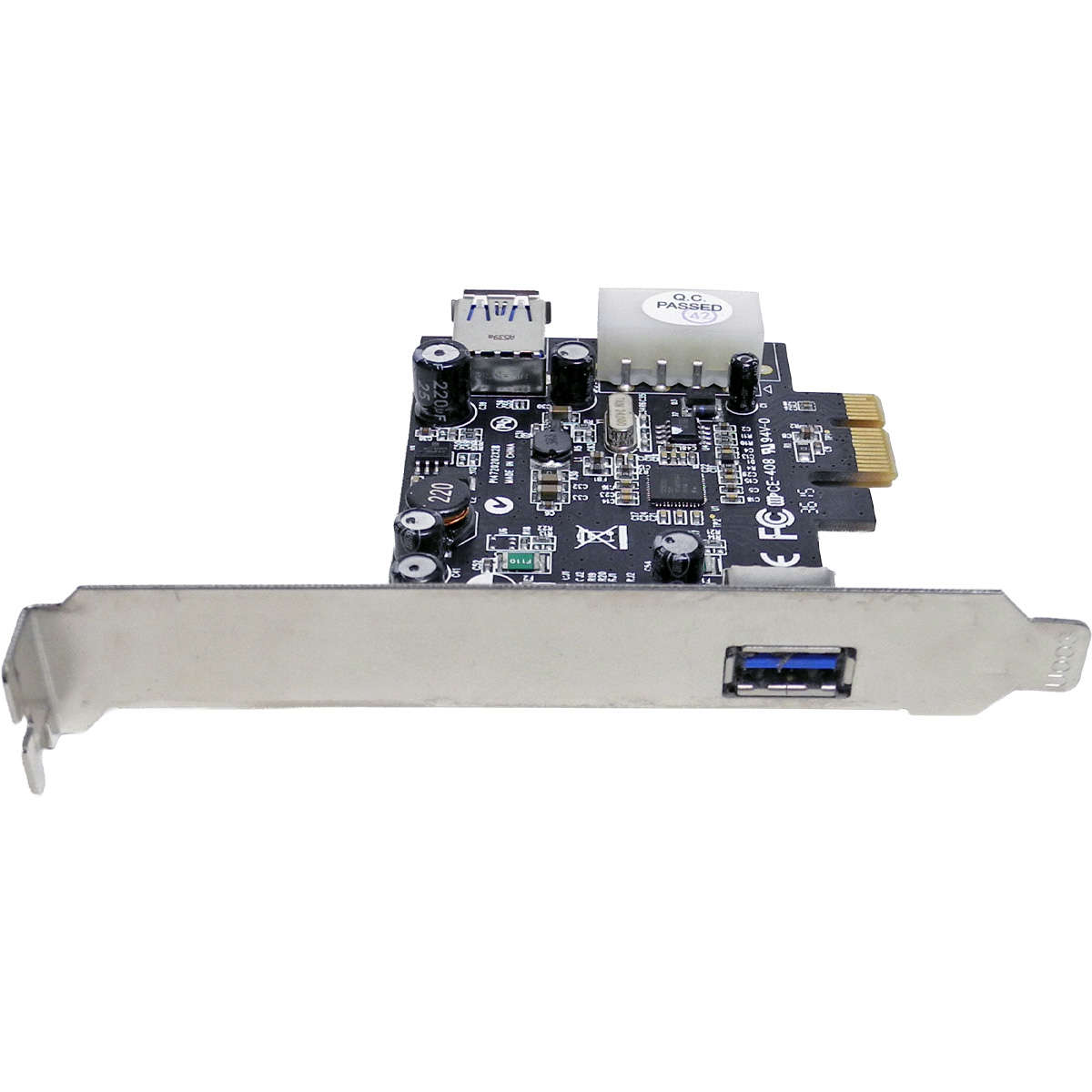 Sunrich-U-720-2-Port-USB-3-0-PCIe-x1-Adapter-Card-003.jpg Sunrich U-720 2-Port USB 3.0 PCIe x1 Adapter Card for Fujitsu Primergy TX150
