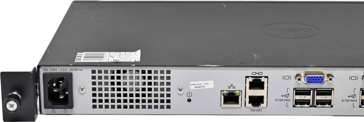 Dell KVM 2161 0RMJ09 520-877-502 16-Port KVM Console Switch
