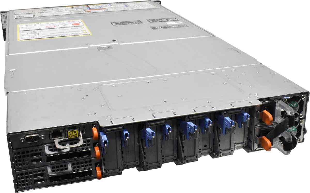 Dell PowerEdge FX2s Rack Server 0XHNMX CMC 2x FN410S 8x Riser Module 2x PSU Dell PowerEdge FX2s Rack Server 05WV75 CMC 2x FN410S 8x Riser Module 2x PSU