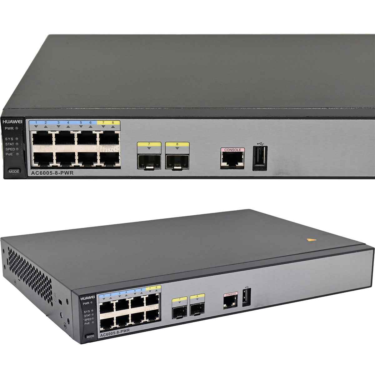 Huawei AC6005-8-PWR 8-Port RJ-45 PoE GE WLAN Access Controller 2x 1G SFP