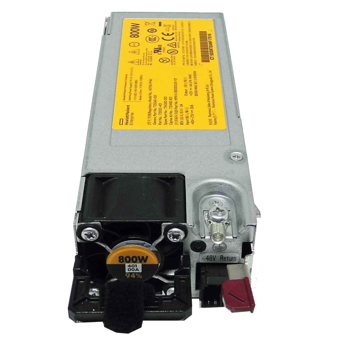 HP HSTNS-PF46 Power Supply 800W 40-72V= für Apollo / ProLiant Gen9 754382-001 HP HSTNS-PF46 Power Supply 800W 40-72V= für Apollo / ProLiant Gen9 754382-001
