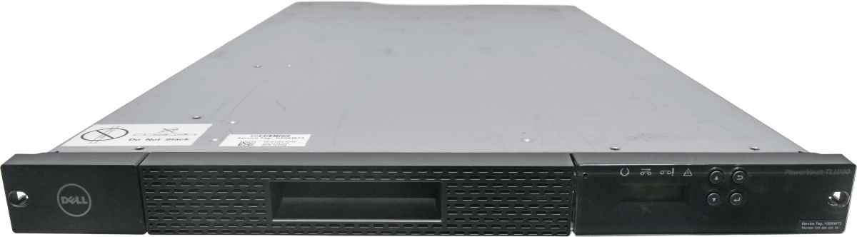 Dell PowerVault TL1000 0F42P0 LTO-7 SAS Tape Autoloader 9 Slots +Rack Ears Dell PowerVault TL1000 0F42P0 LTO-7 SAS Tape Autoloader 9 Slots +Rack Ears