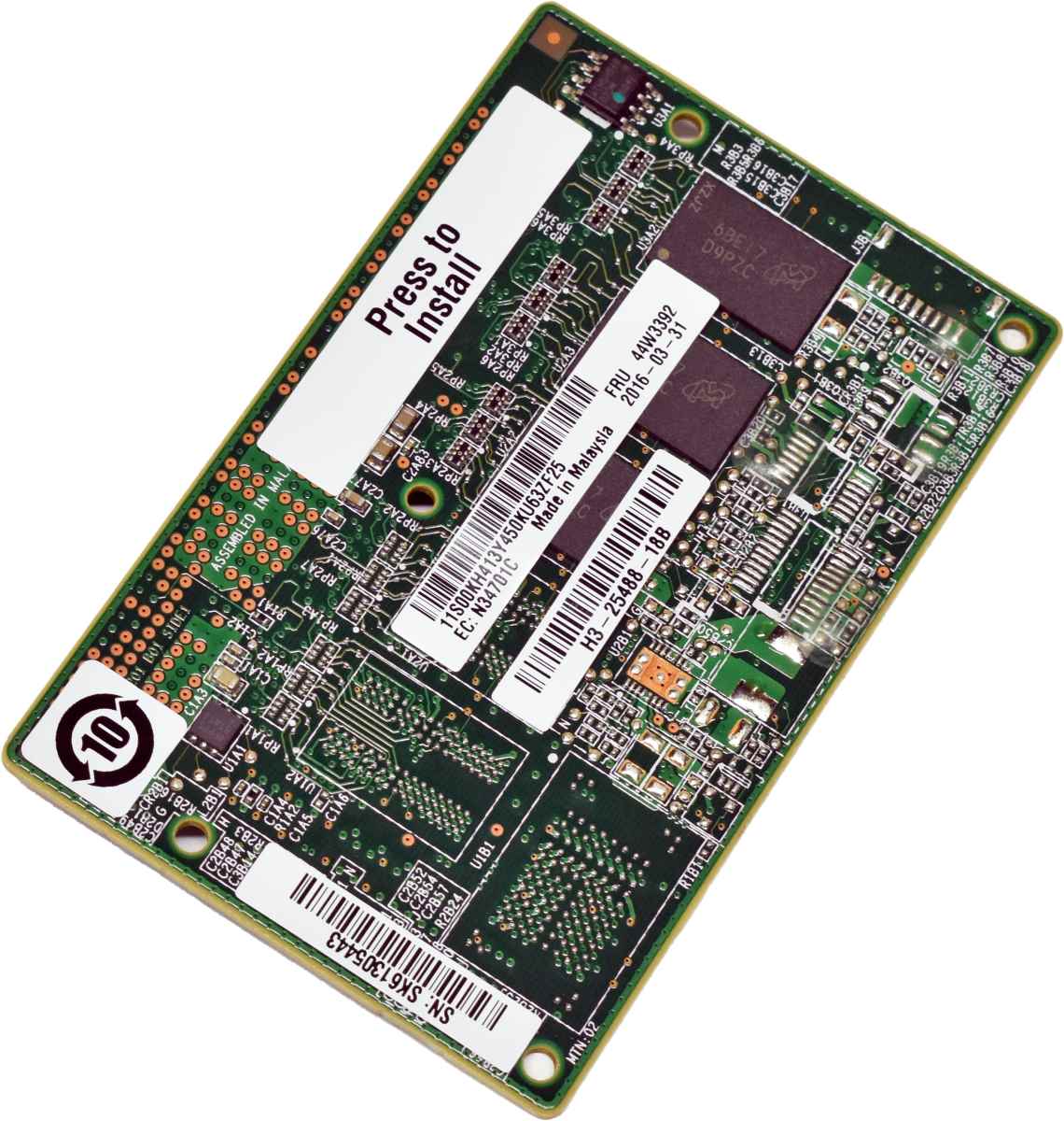 IBM ServRAID M5200 Series 1 GB Cache RAID 5 Upgrade 44W3392 IBM ServRAID M5200 Series 1 GB Cache RAID 5 Upgrade 44W3392