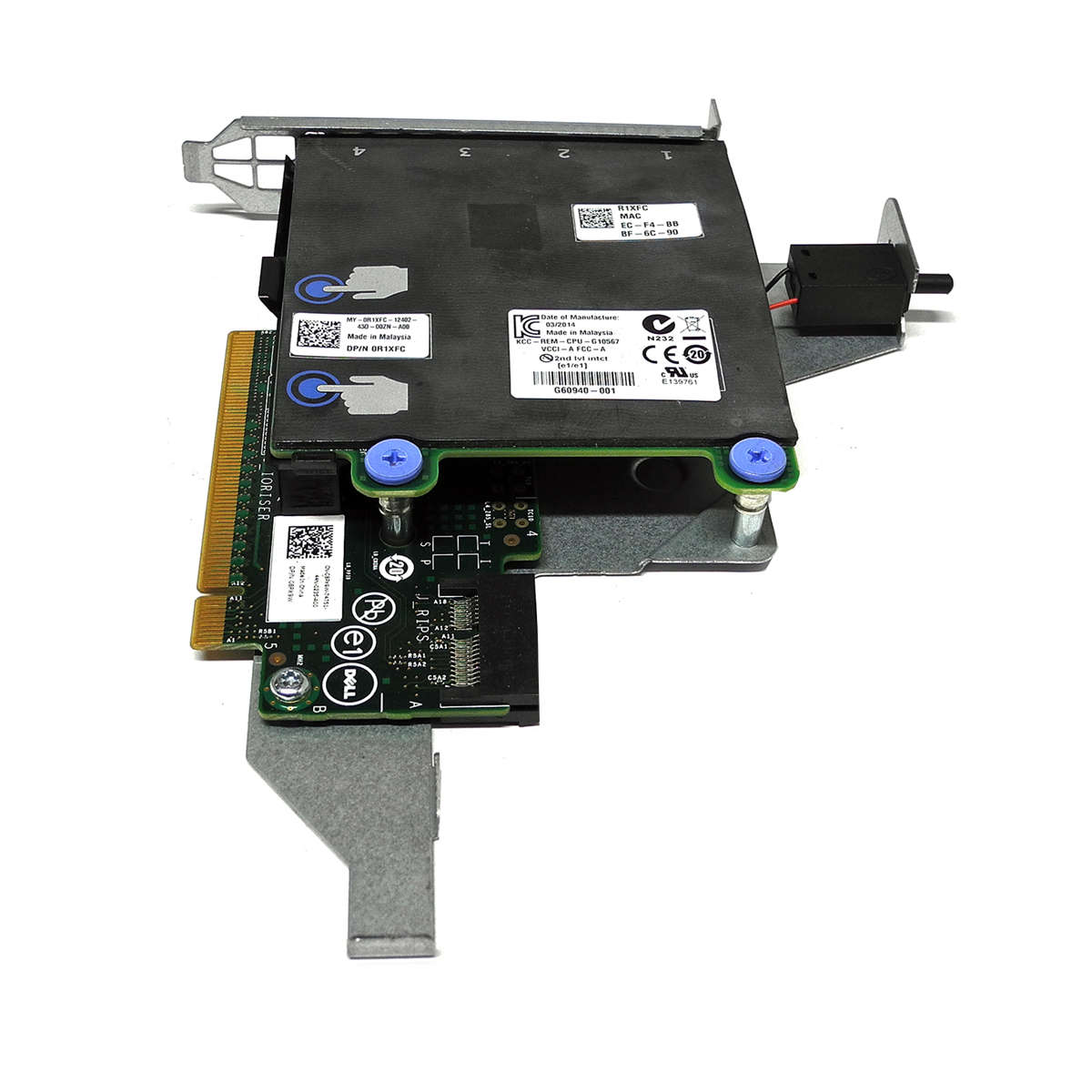 DELL-4-Port-GbE-Daughter-Card-0FM487-Riser-Card-08-004.jpg DELL 4-Port GbE Daughter Card 0FM487 +Riser Card 08PX9W for PowerEdge R920 R930