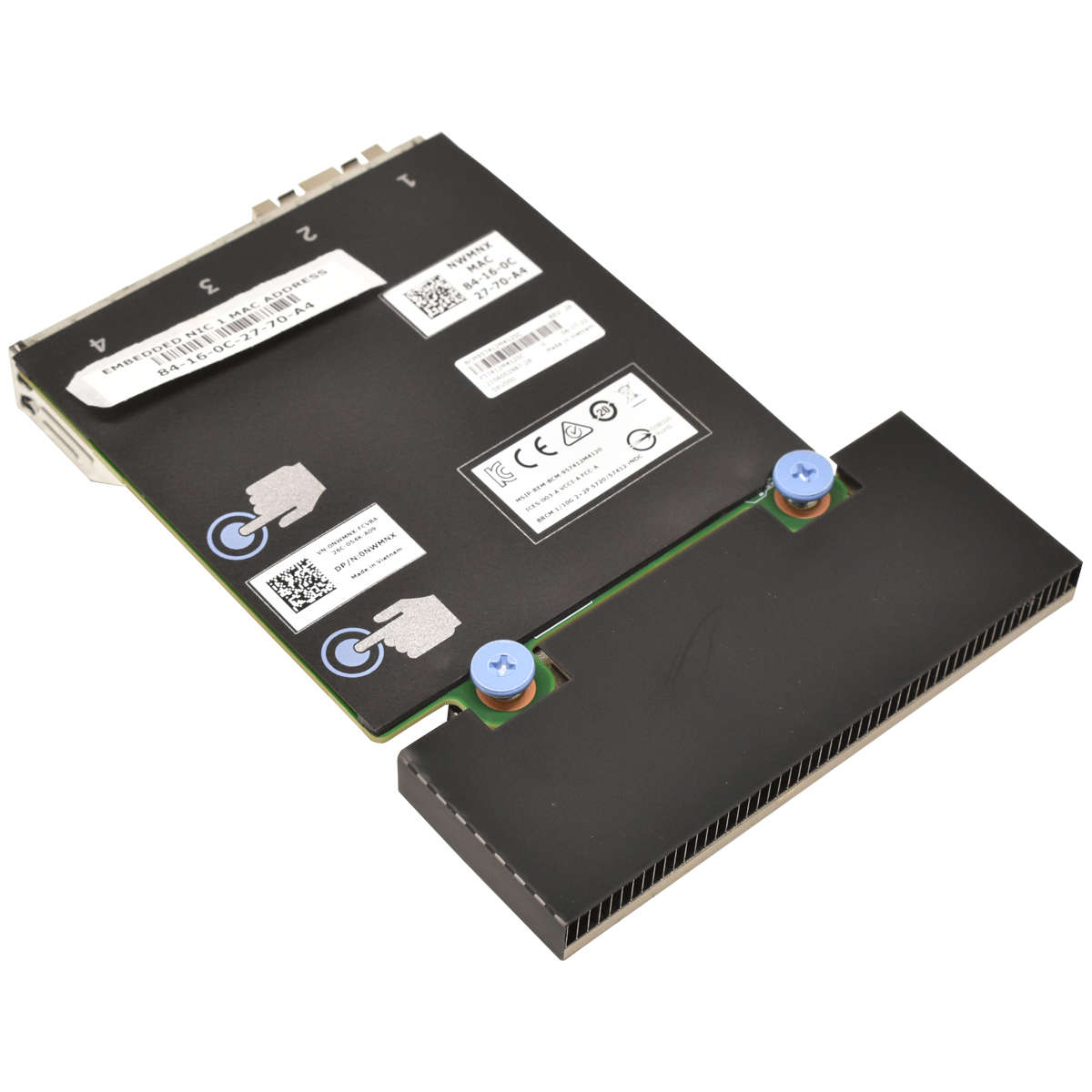 DELL 57412 0NWMNX Broadcom BCM957412M 2x SFP + 2-Port 10Gbps RJ45 Network Daughter Card NEW