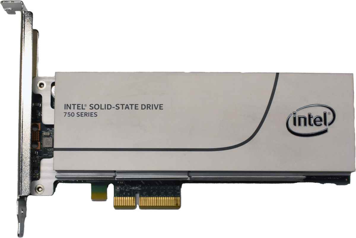 Intel SSD 750 Series 400GB PCIe3 x4 NMVe SSD Card SSDPEDMW400G4 FP Intel SSD 750 Series 400GB PCIe3 x4 NMVe SSD Card SSDPEDMW400G4 FP
