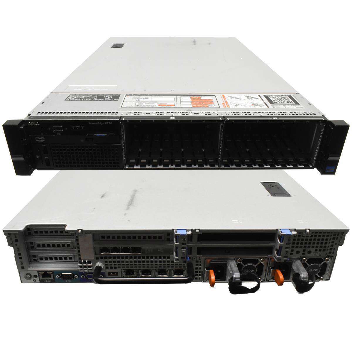 Dell-PowerEdge-R720-Rack-Server-2U-ohne-CPU-ohne-R-001.jpg Dell PowerEdge R720 Rack Server 2U 0GR6M9 mit 2x CPU Kühler ohne CPU / RAM 16x 2.5 Bay