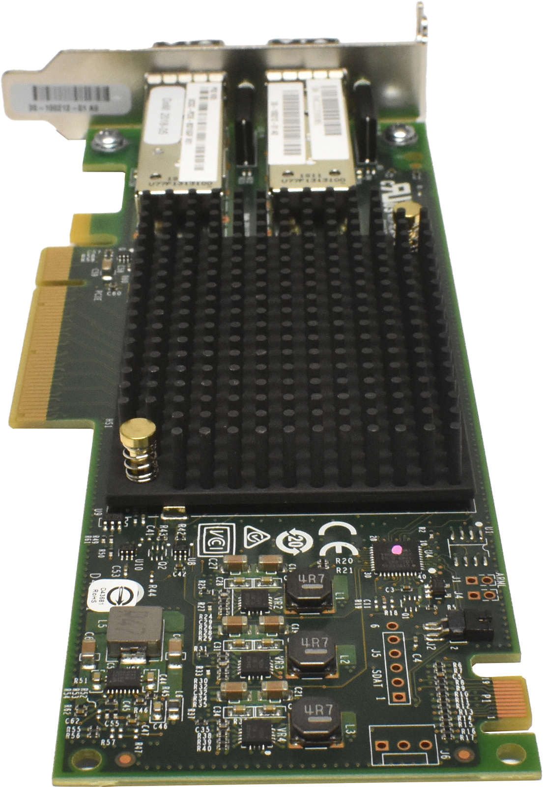 Cisco-Emulex-UCSC-PCIE-BD16GF-Dual-Port-16GB-FC-PC-004.jpg Cisco Emulex UCSC-PCIE-BD16GF Dual-Port 16GB FC PCIe 3.0 x8 Host Bus Adapter 30-100212-01 + 2x GBIC LP
