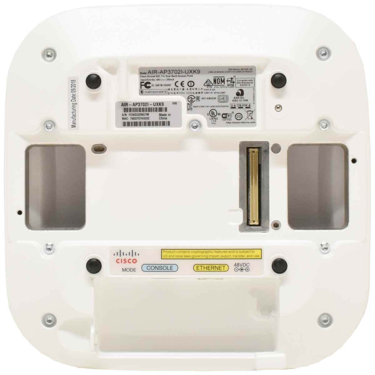 Cisco AIR-AP3702I-UXK9 Aironet Wireless Access Point WiFi Dual-Band 802.11n PoE no PSU NEW NEU