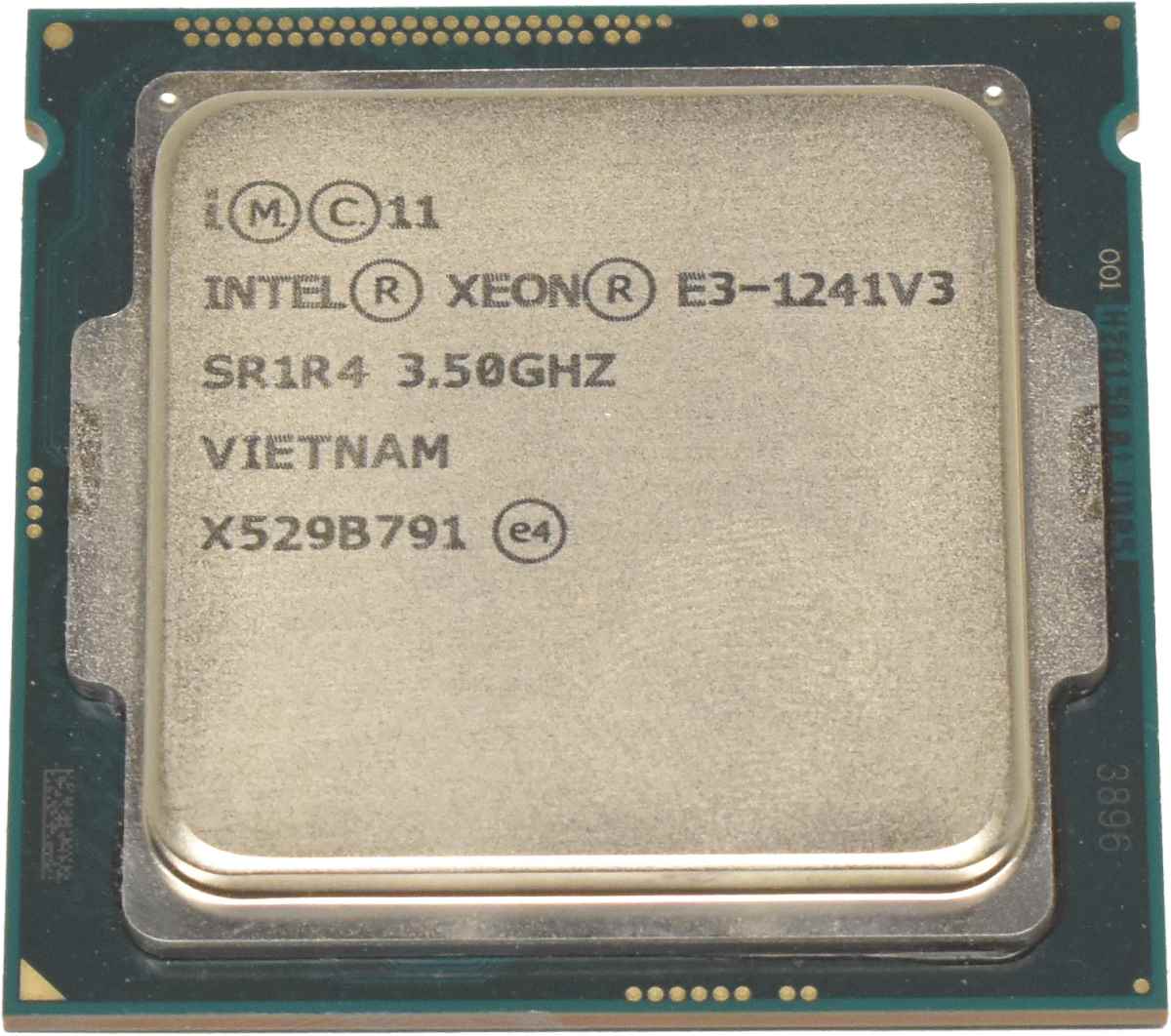Intel Xeon Processor E3-1241 V3 Quad Core 3.50GHz 8MB Cache LGA1150 SR1R4 Intel Xeon Processor E3-1241 V3 Quad Core 3.50GHz 8MB Cache LGA1150 SR1R4