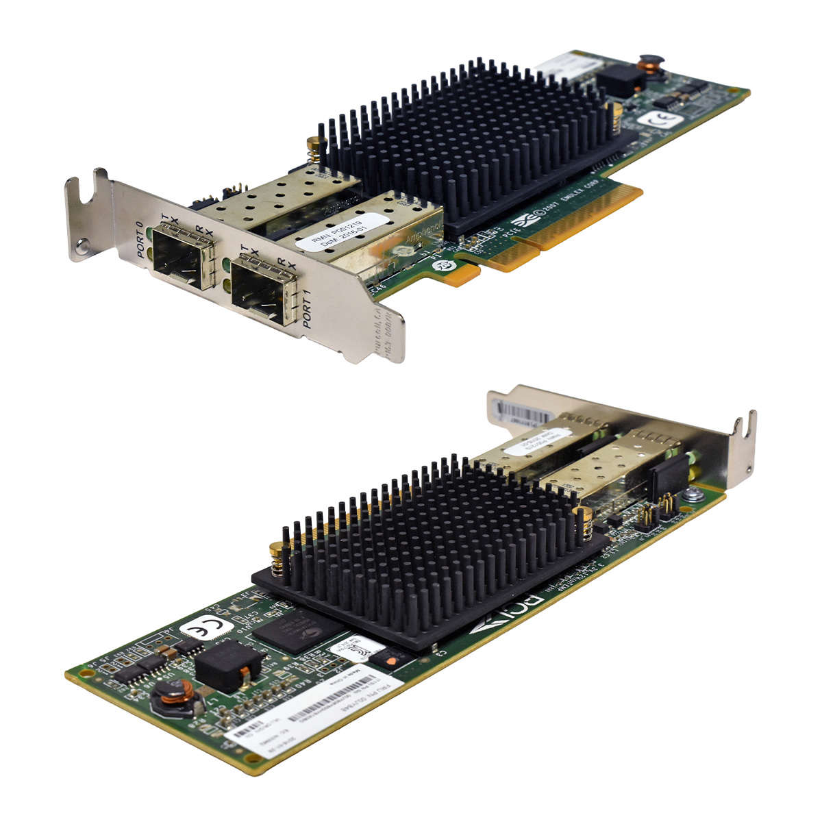IBM Emulex LPE12002 00JY848 Dual-Port 8G SFP+ PCIe x8 FC HBA LP